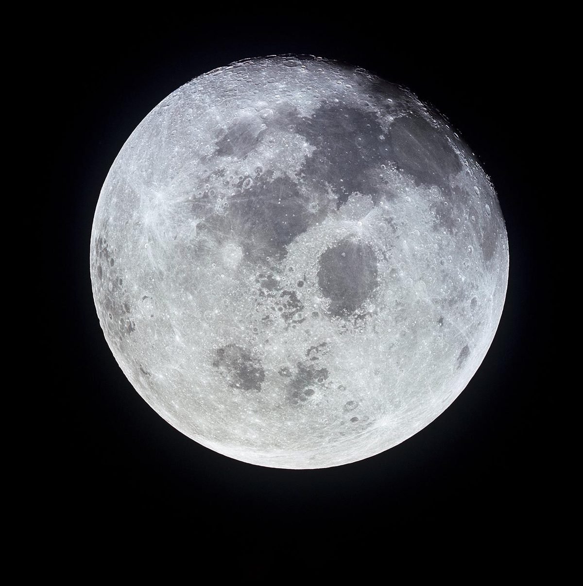 Full Moon photographed from Apollo 11.